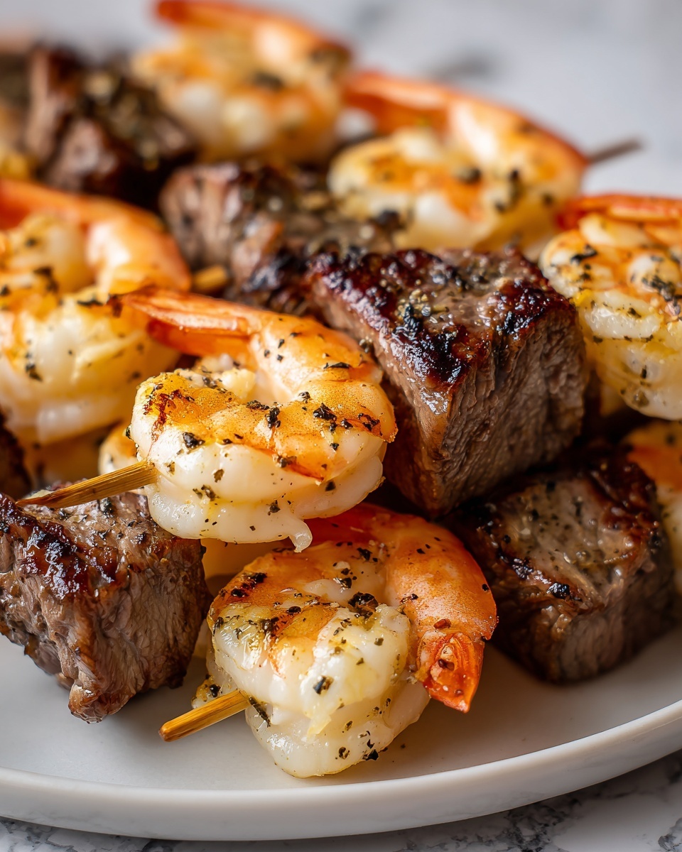 Steak and Shrimp Kabobs Recipe - Recipe Image