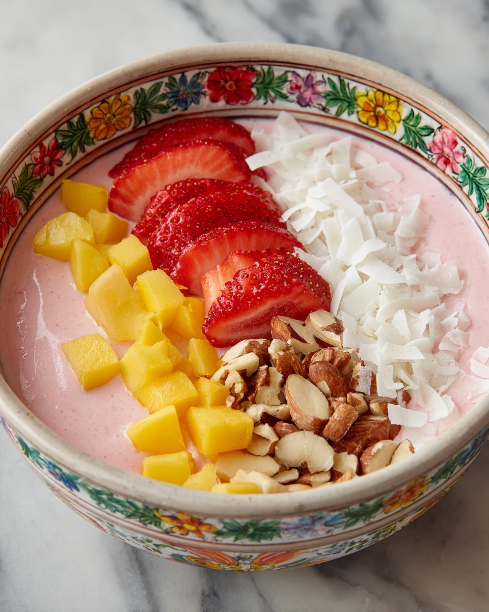 Strawberry Smoothie Bowl Recipe - Recipe Image