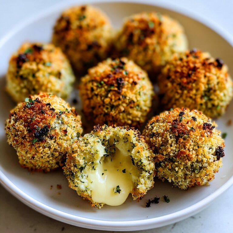Baked Broccoli Cheese Balls Recipe