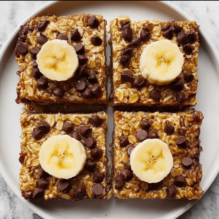 Banana Oatmeal Bars Recipe