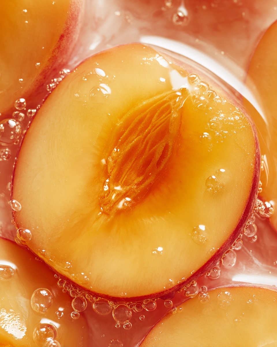 Caramel Peach Upside Down Cake Recipe - Recipe Image