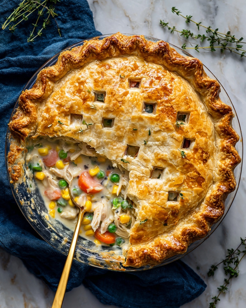 Individual Chicken Pot Pies Recipe - Recipe Image