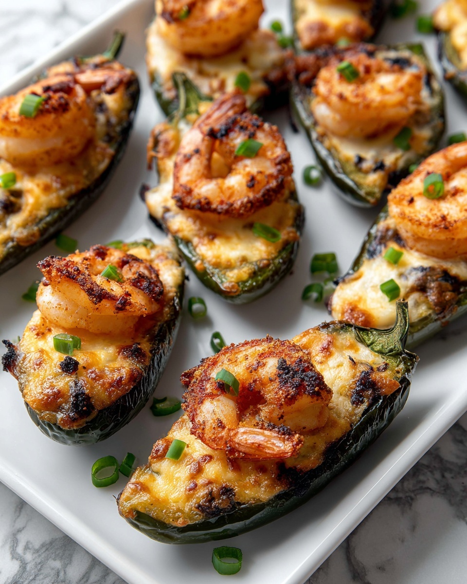 Fiery Cajun Shrimp Stuffed Jalapeños Recipe - Recipe Image