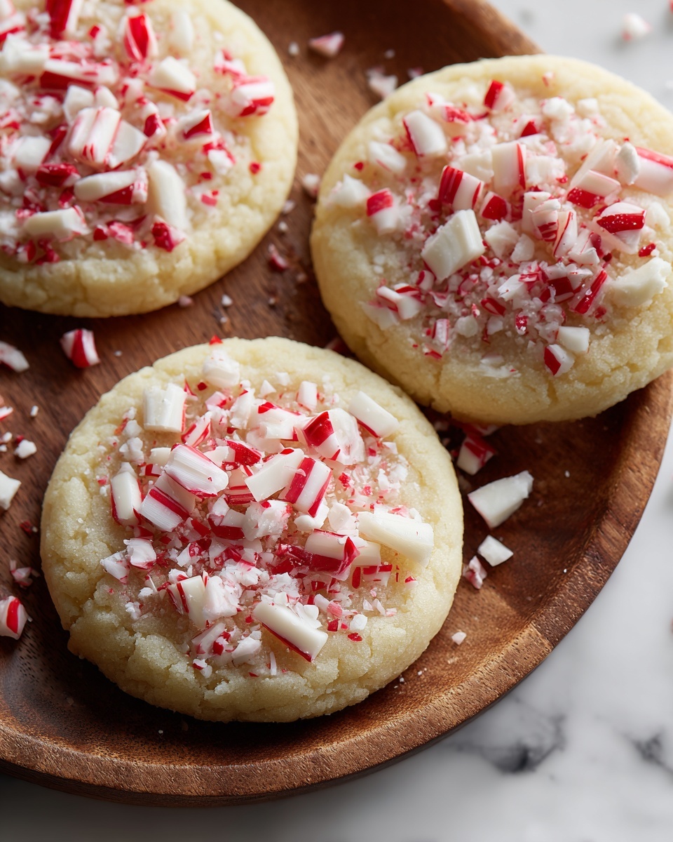 White Chocolate Candy Cane Cookies Recipe - Recipe Image