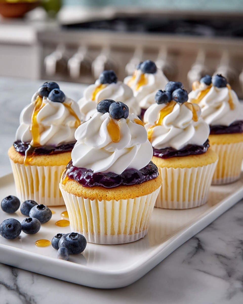 Blueberry Pancake Cupcakes Recipe - Recipe Image