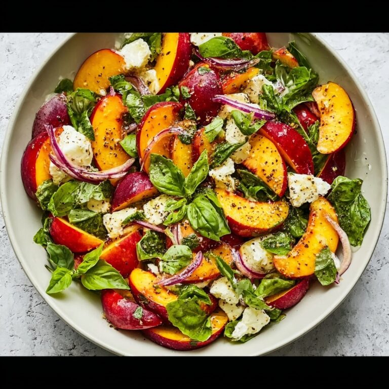 Irresistible Peach Salad Recipe