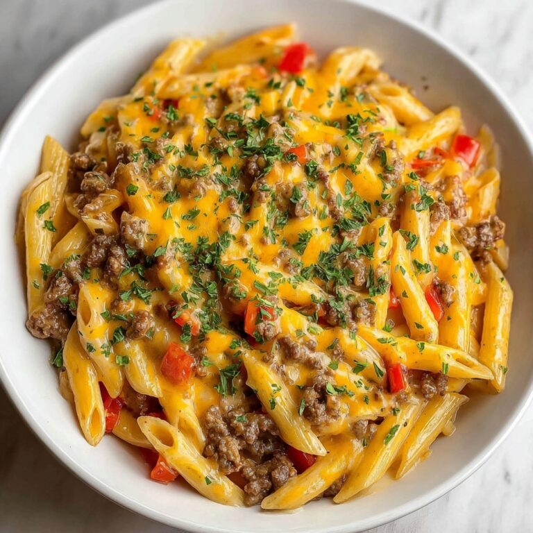 Creamy Rotel Pasta with Ground Beef Recipe