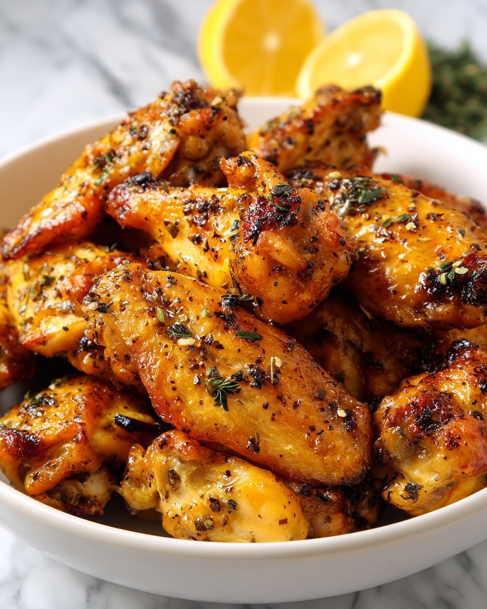 Lemon Pepper Wings Recipe - Recipe Image