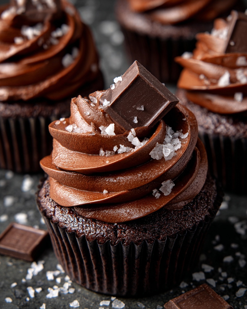 Salted Caramel Chocolate Mousse Cups Recipe - Recipe Image