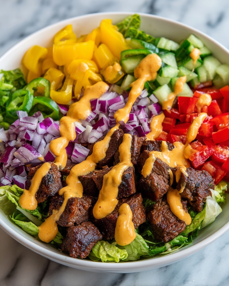 Keto Big Mac Salad Recipe - Recipe Image