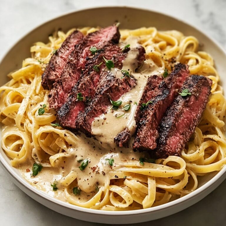 Creamy Cajun Steak Alfredo Recipe