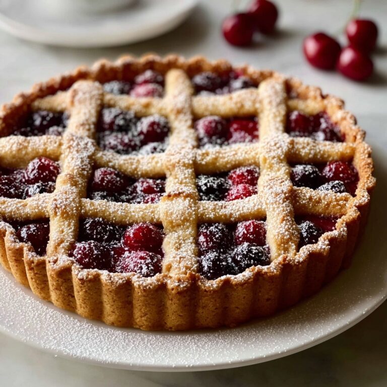 Cranberry Linzer Torte Recipe