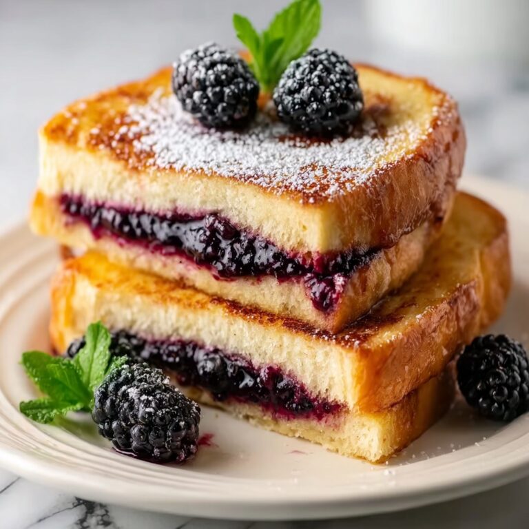 Blackberry-Stuffed French Toast Recipe