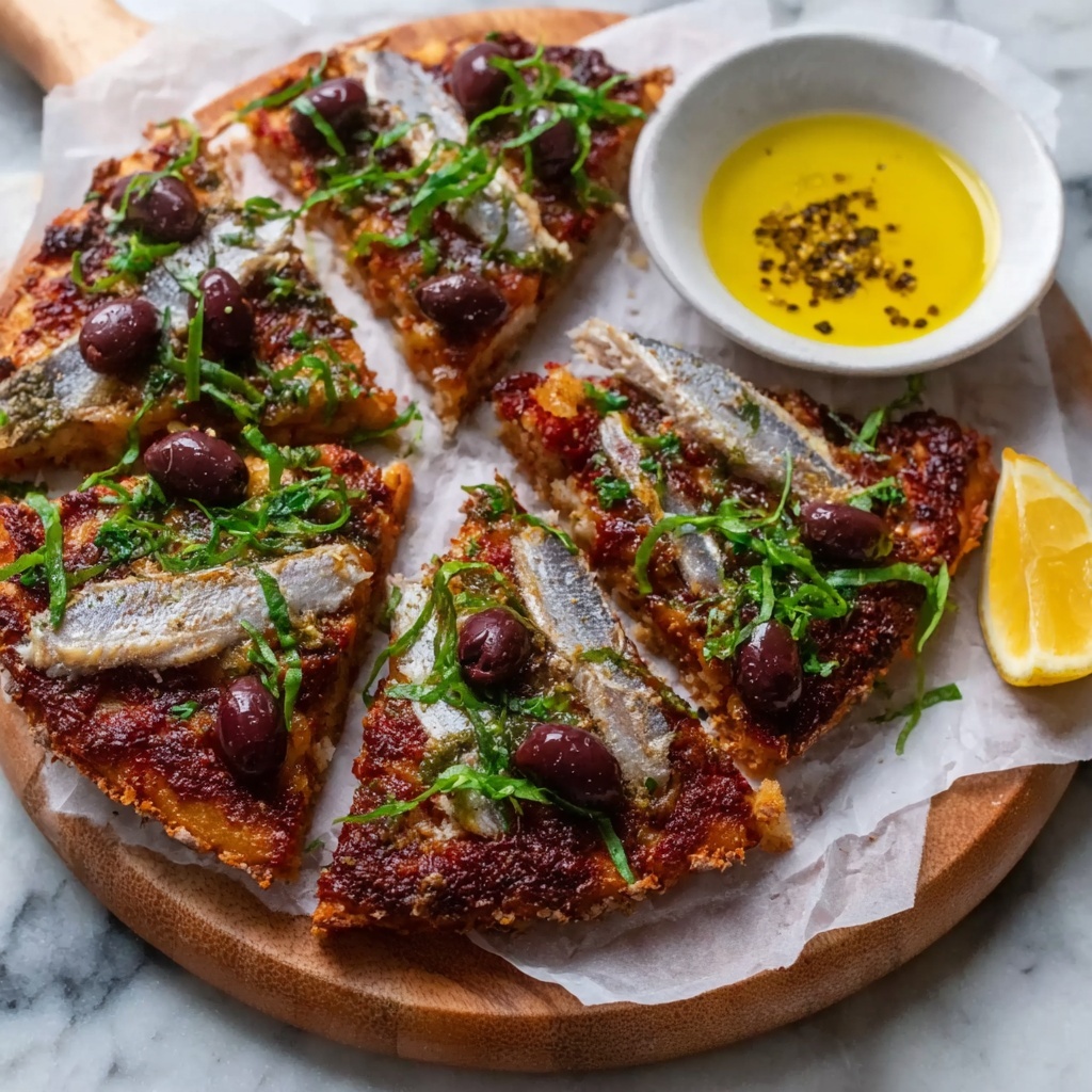 Sardine & Olive Tapenade Keto Flatbread Recipe - Recipe Image