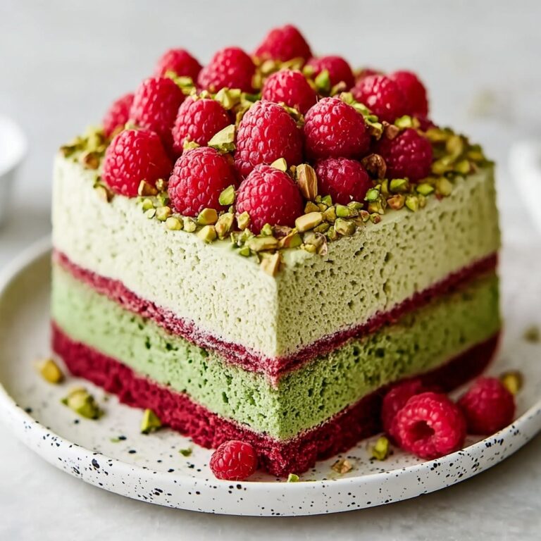 Heavenly Keto Pistachio Raspberry Cake Recipe