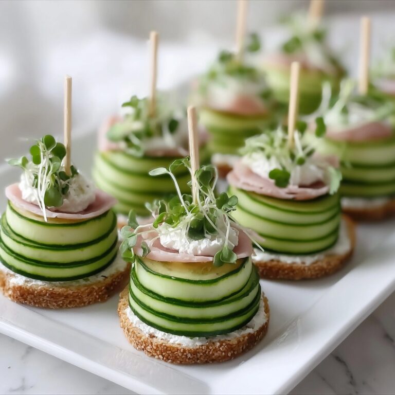 Keto Cucumber Sandwiches Recipe