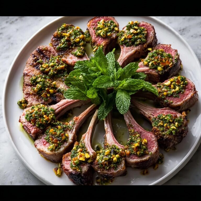 Savor Delight: Lamb with Mint and Pistachio Gremolata Recipe