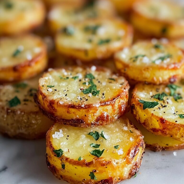 Mini Baked Parmesan Potato Rounds Recipe