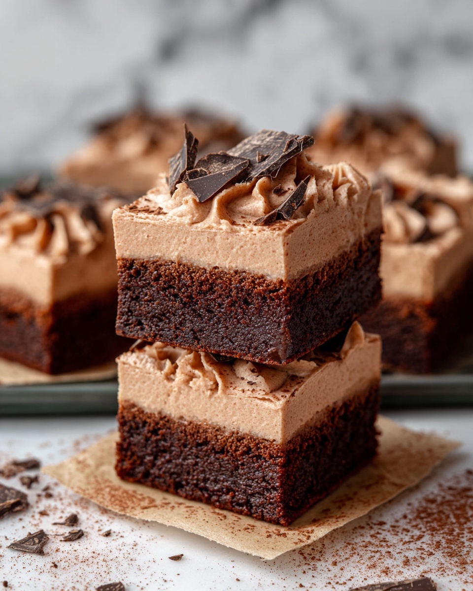 Chocolate Mousse Brownies Recipe - Recipe Image