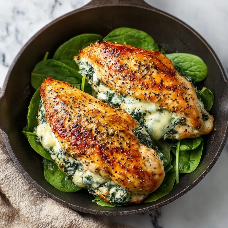 Spinach and Cheese Stuffed Chicken Breast Recipe