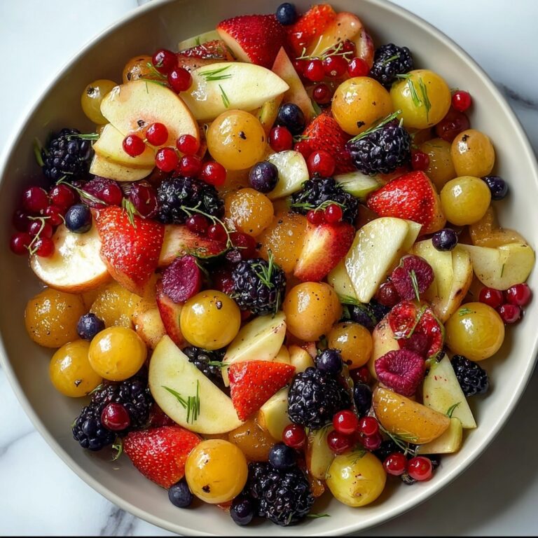 Fall Fruit Salad with Maple Cinnamon Dressing Recipe