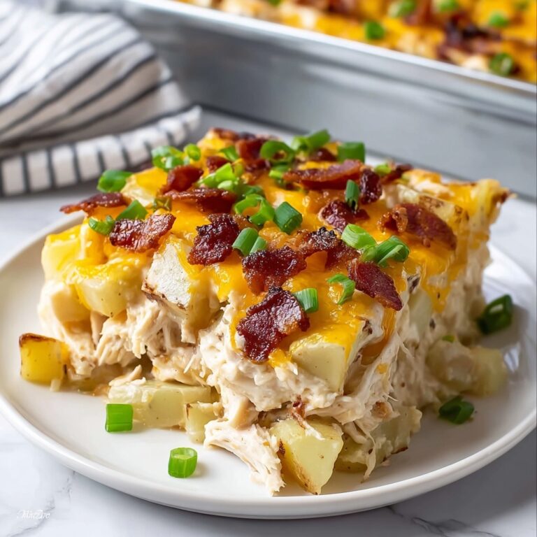 Loaded Potato Ranch Chicken Casserole Recipe