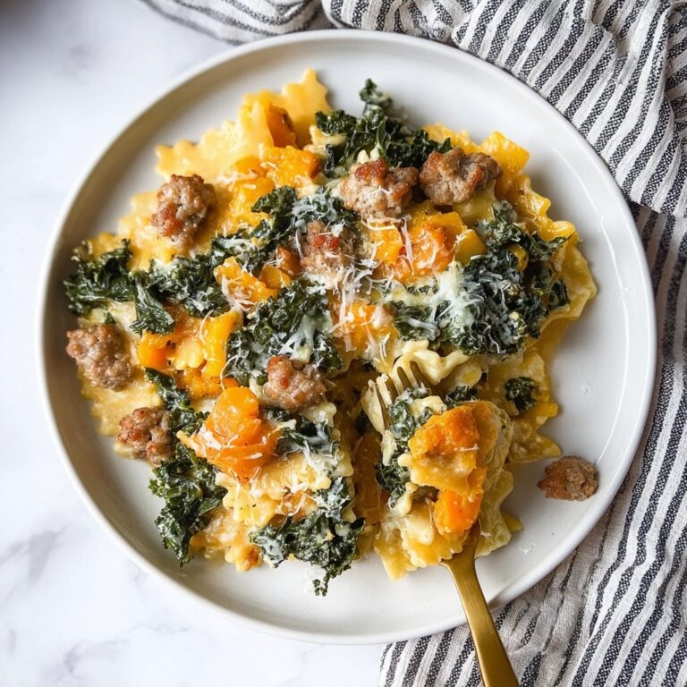 Butternut Squash Sausage Pasta Recipe