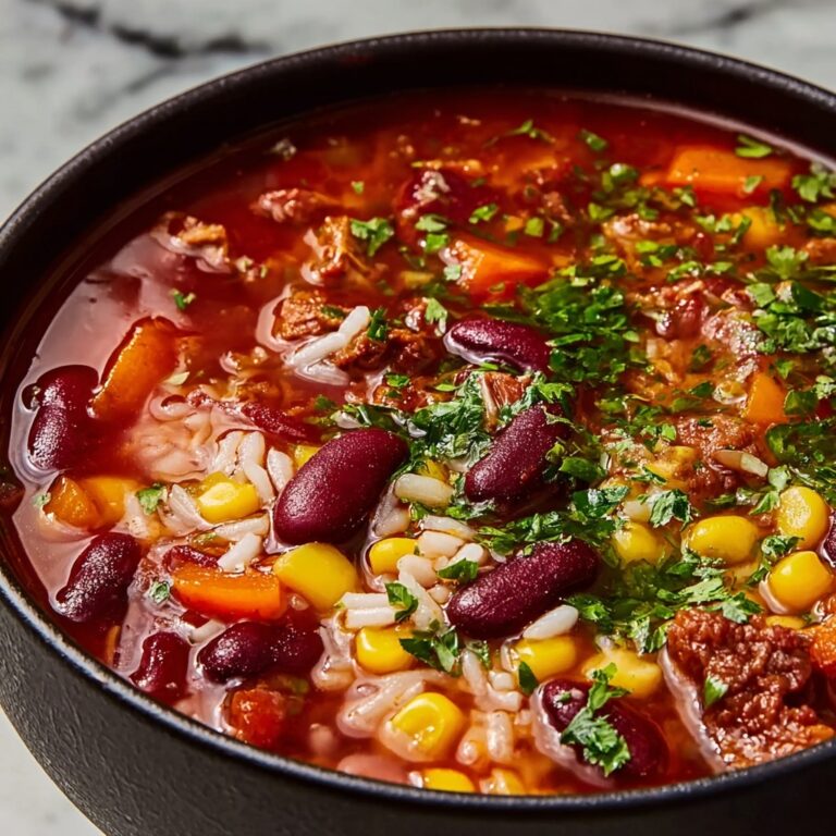 Mexican Beef and Rice Soup Recipe