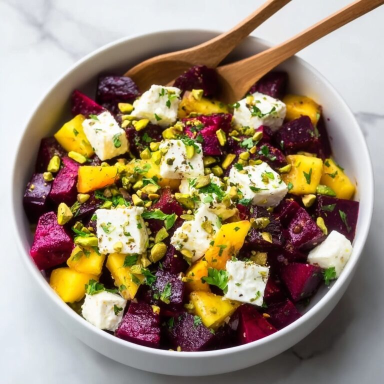 Orange Beet Salad with Feta and Pistachios Recipe