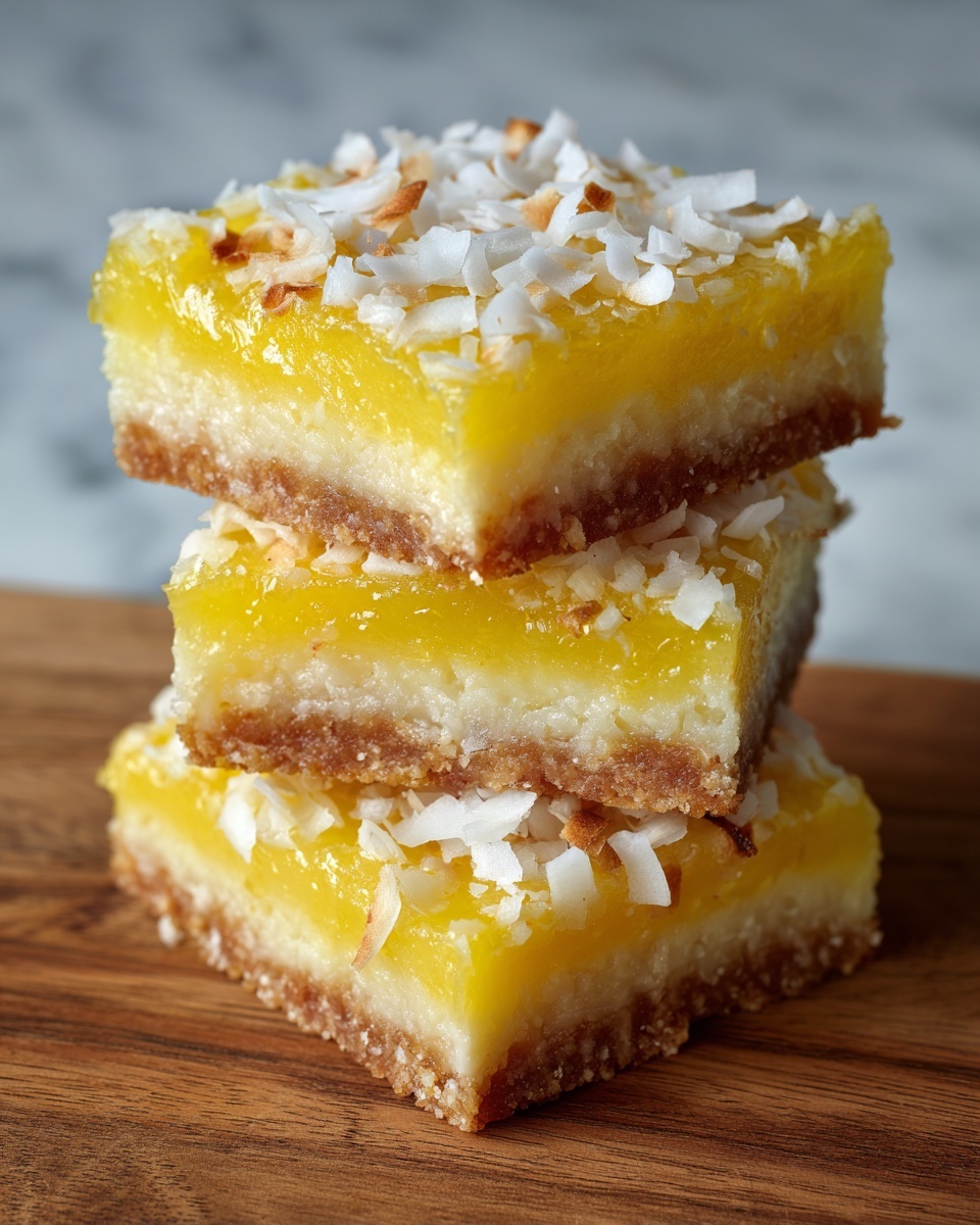 Buttery Coconut Bars That Melt in Your Mouth Recipe - Recipe Image