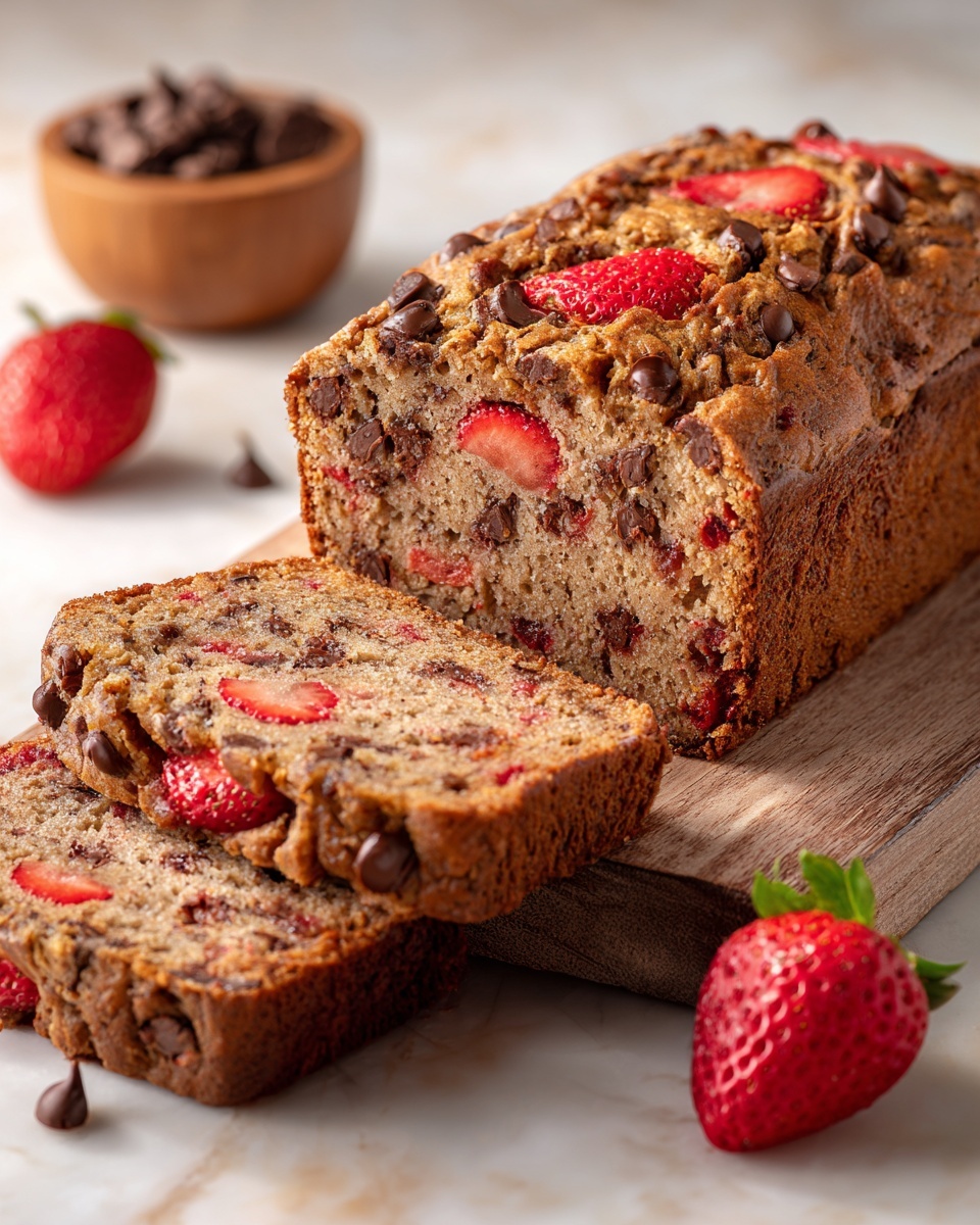 Chocolate Strawberry Bread Recipe - Recipe Image