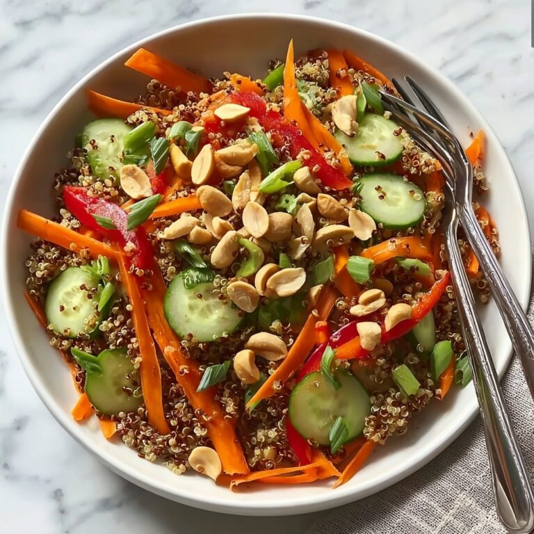 Thai Quinoa Peanut Salad Recipe