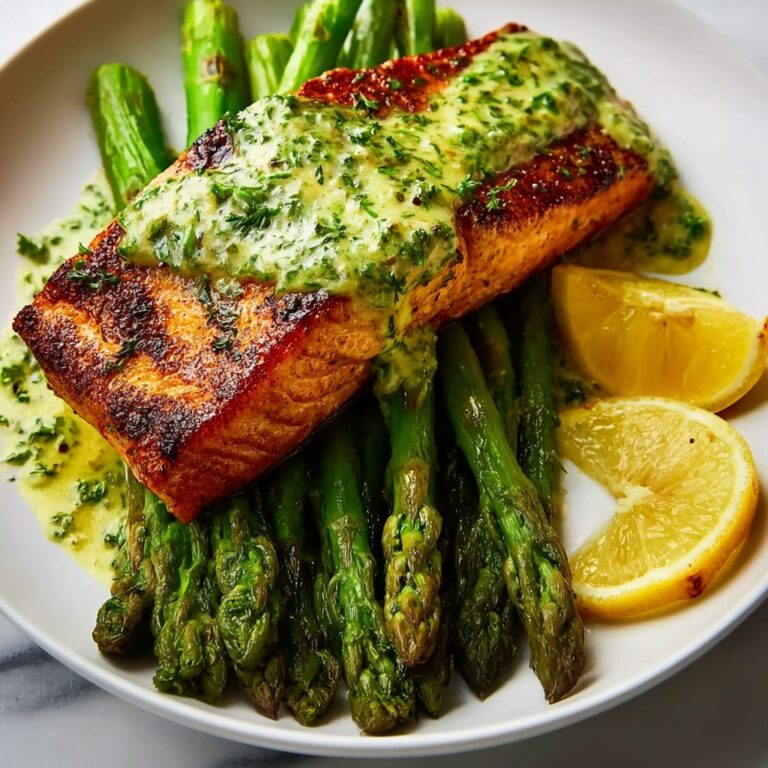 One Pan Salmon and Asparagus with Lemon Garlic Bliss Recipe