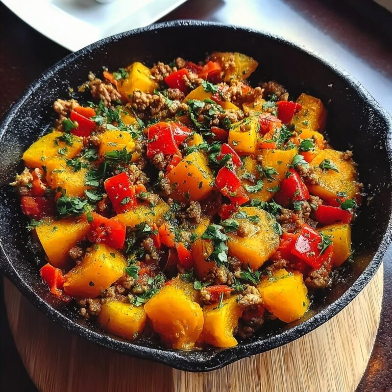 Ground Turkey and Sweet Potato Skillet Delight Recipe