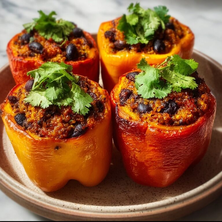 Sweet Potato Quinoa Stuffed Peppers Recipe