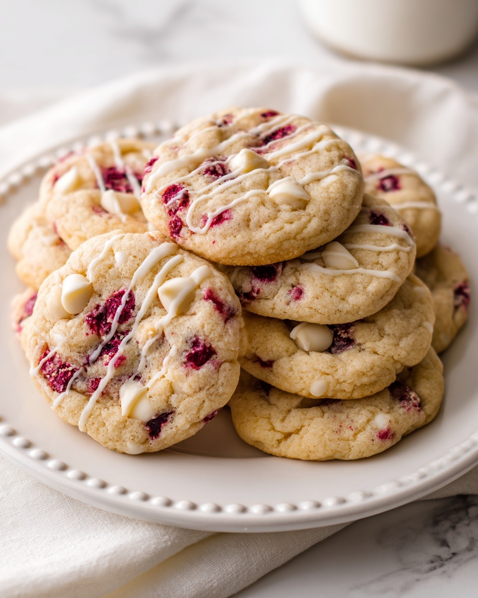 White Chocolate Cranberry Orange Cookies Recipe - Recipe Image