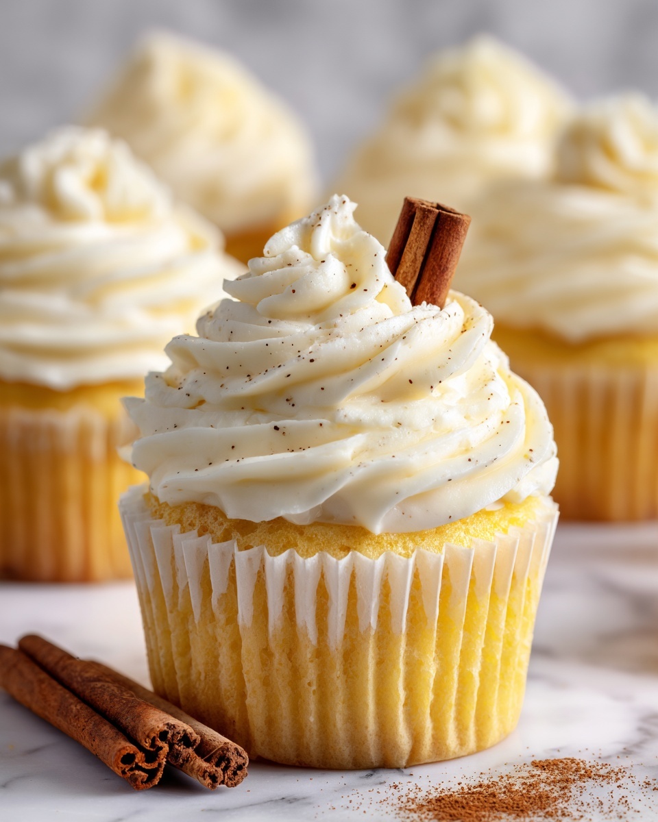 Easy Eggnog Cupcakes Recipe - Recipe Image