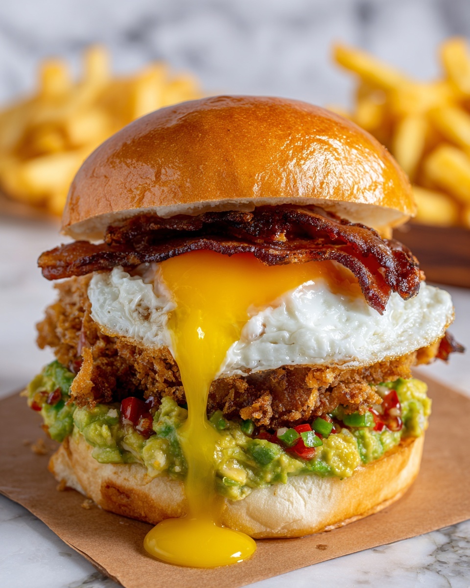 Egg Chicken Breakfast Sandwich Recipe - Recipe Image