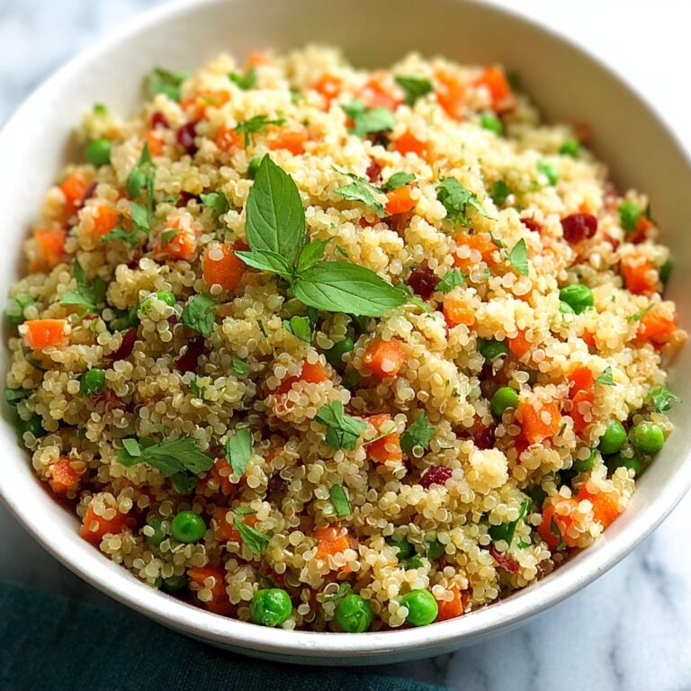 Delicious Quinoa Pilaf with Orzo, Vegetables, and Fresh Herbs Recipe