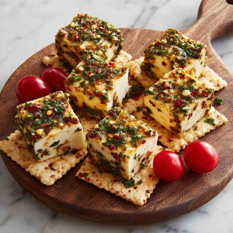 Savory Marinated Cheese: Make-Ahead Appetizer Recipe