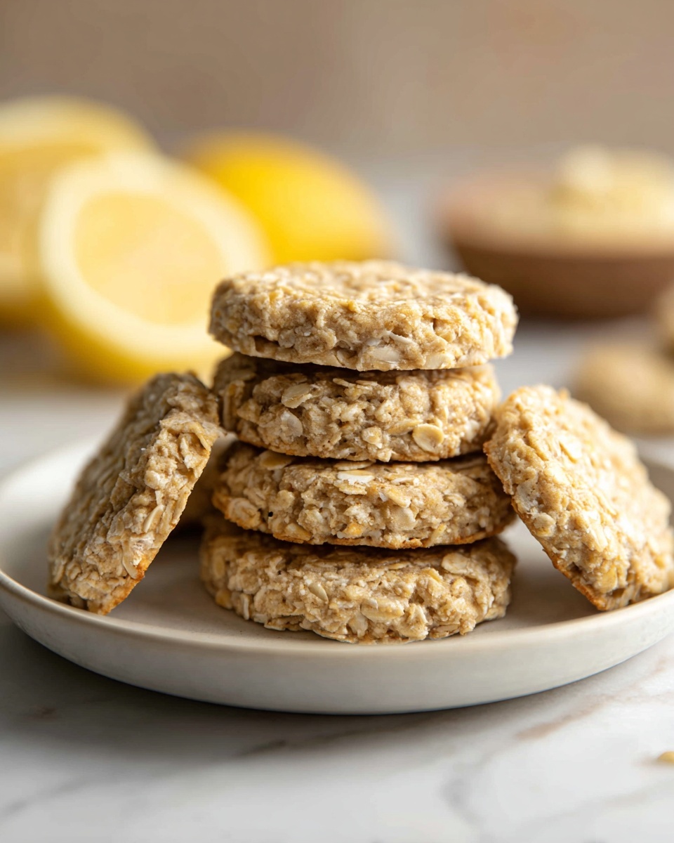 Lemon Oatmeal No-Bake Cookies Recipe - Recipe Image