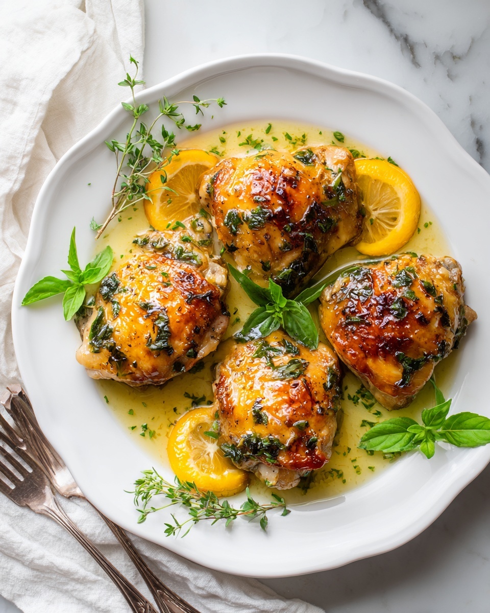 Baked Lemon Butter Chicken Recipe - Recipe Image