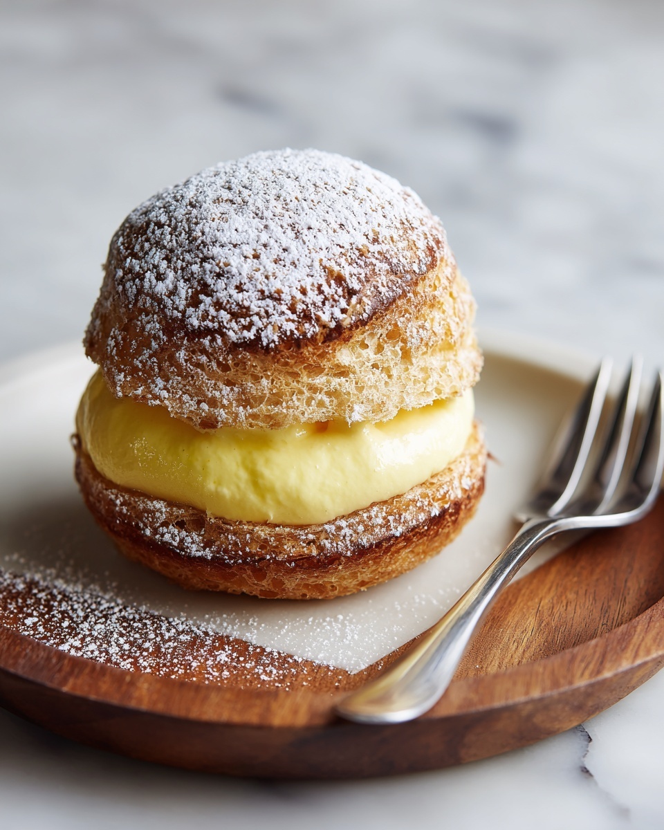 Puff Pastry Vanilla Custard Cream Squares Recipe - Recipe Image