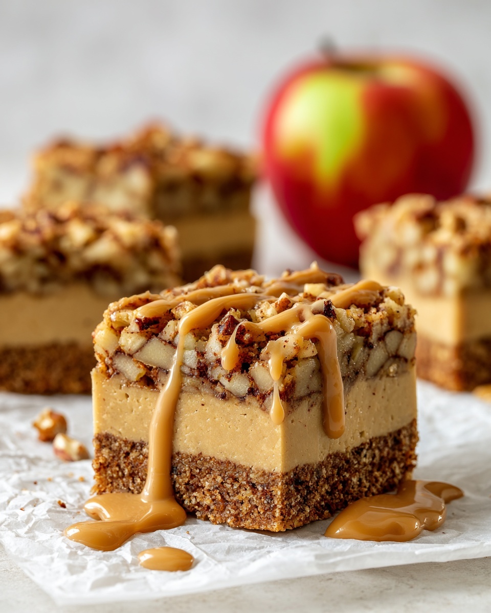 Maple Glazed Apple Blondies Recipe - Recipe Image