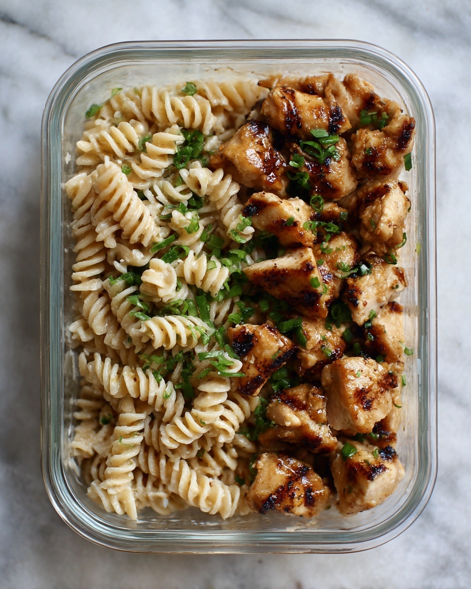 High Protein Honey Garlic Butter Chicken with Mac & Cheese Recipe - Recipe Image