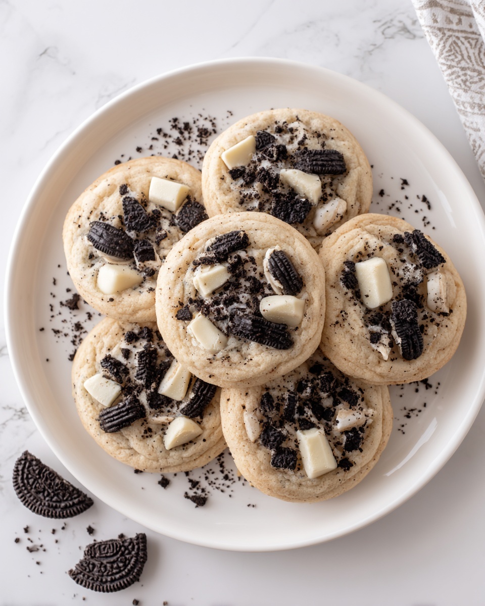 Homemade Cookies ‘n Cream Cookies Recipe - Recipe Image