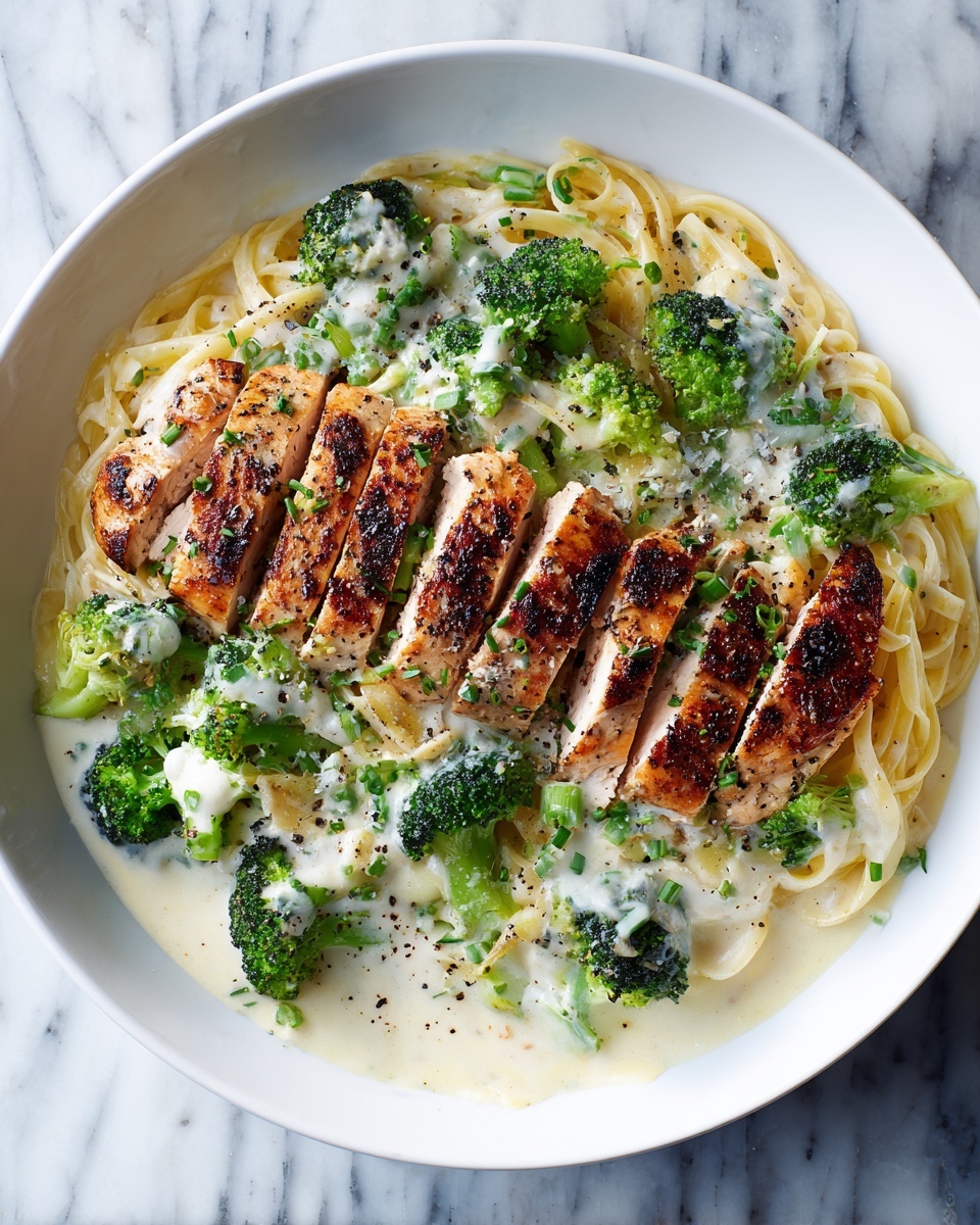 Skinny Chicken Broccoli Alfredo Recipe - Recipe Image
