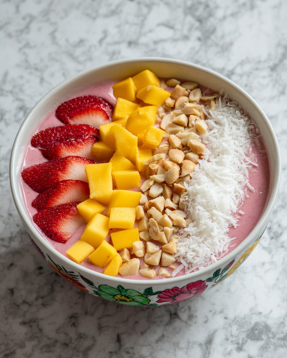 Strawberry Smoothie Bowl Recipe - Recipe Image