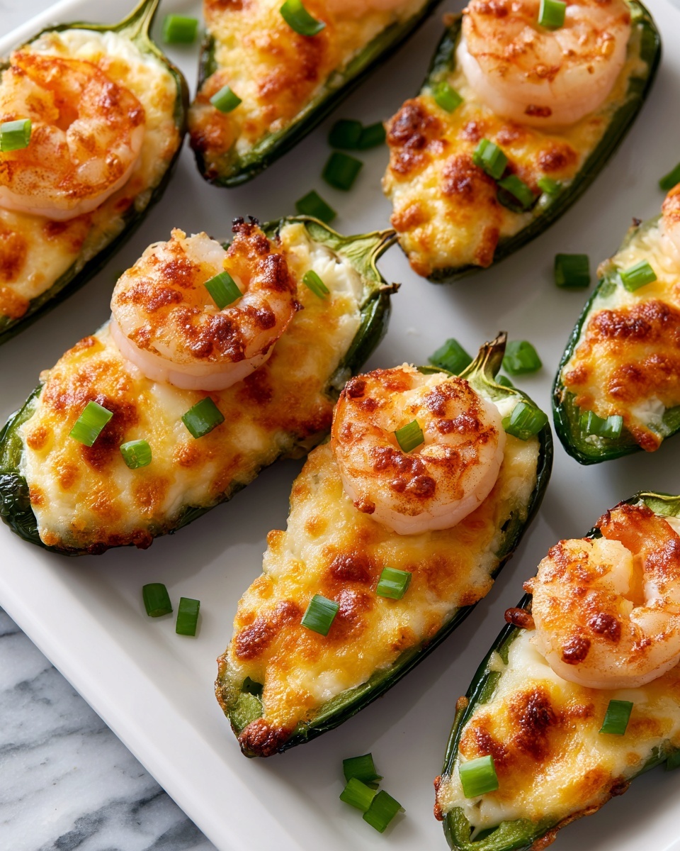Fiery Cajun Shrimp Stuffed Jalapeños Recipe - Recipe Image