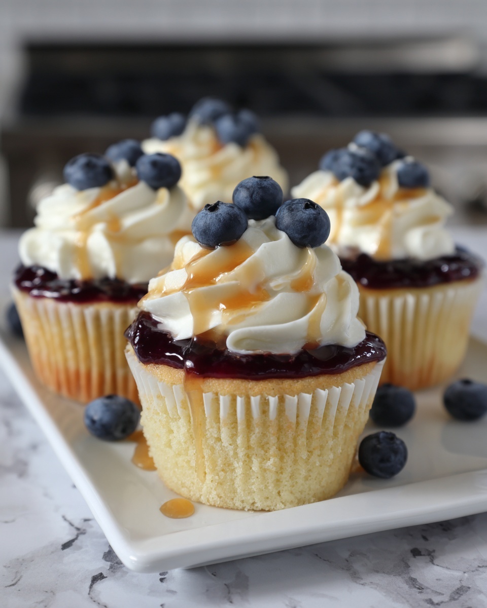 Blueberry Pancake Cupcakes Recipe - Recipe Image